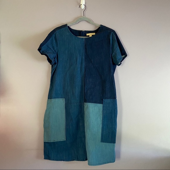 white christmas dresses Hope Sleeveless Denim Midi Dress main image 0
